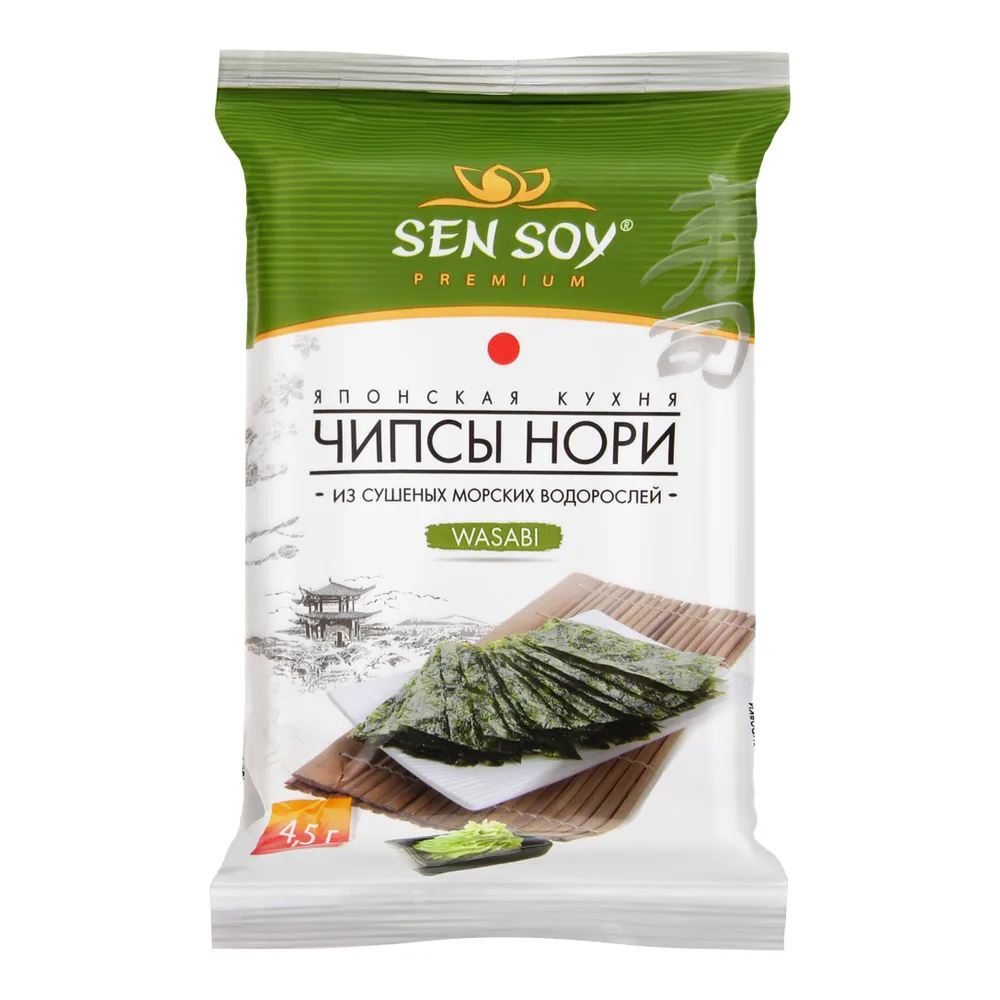 чипсы нори «Wasabi»